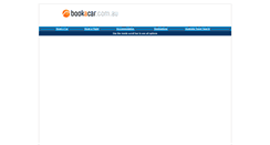 Desktop Screenshot of bookacar.com.au